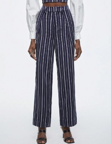 Pantaloni SHEIN, bleumarin