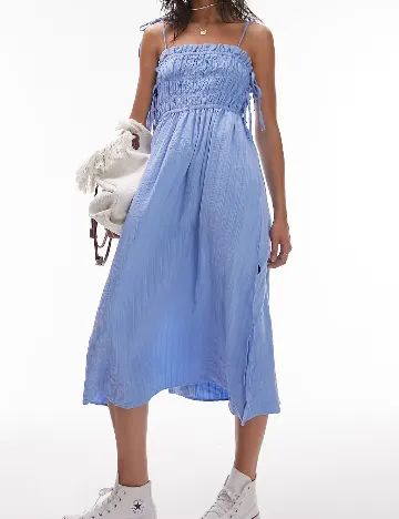 Rochie medie Top Shop, albastru Albastru