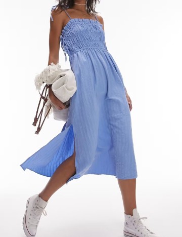 Rochie medie Top Shop, albastru