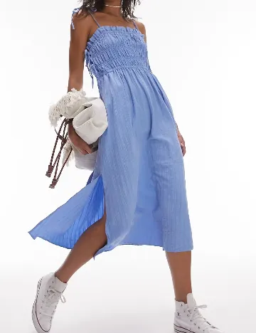 Rochie medie Top Shop, albastru Albastru