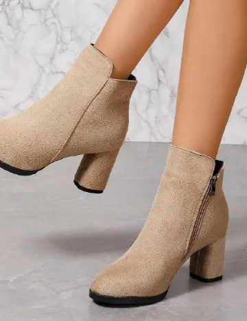 Botine SHEIN, crem