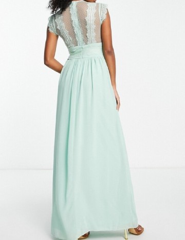 Rochie lunga TFNC London, turcoaz