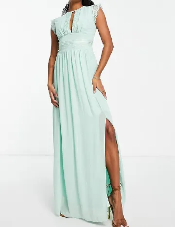Rochie lunga TFNC London, turcoaz