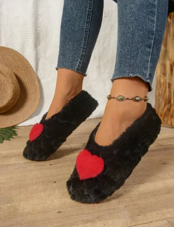 Papuci de Casa SHEIN, negru