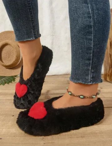 Papuci de Casa SHEIN, negru