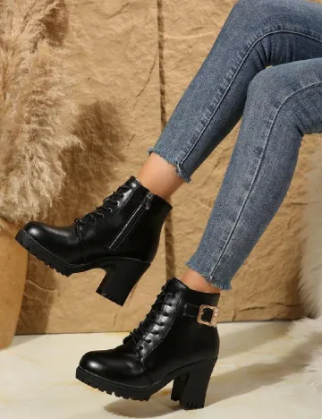 Botine SHEIN, negru