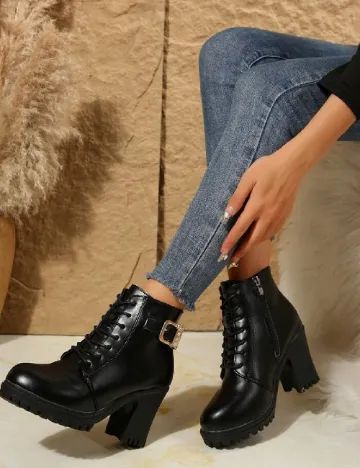 Botine SHEIN, negru