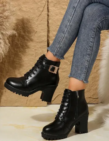 Botine SHEIN, negru