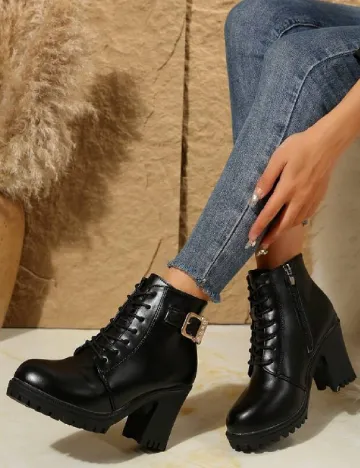Botine SHEIN, negru