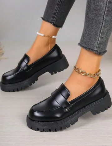 Mocasini SHEIN, negru