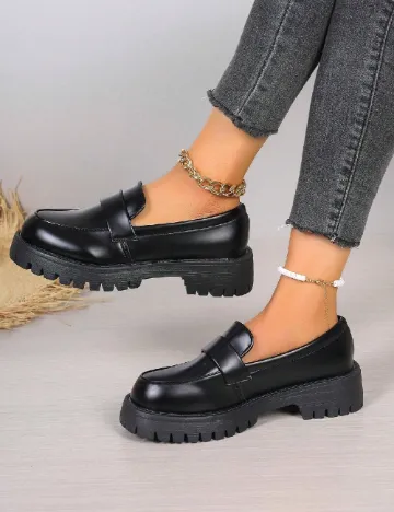 Mocasini SHEIN, negru