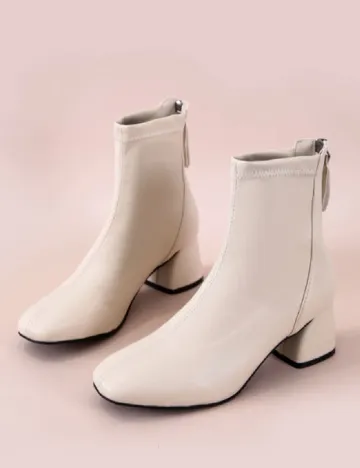 Botine SHEIN, crem