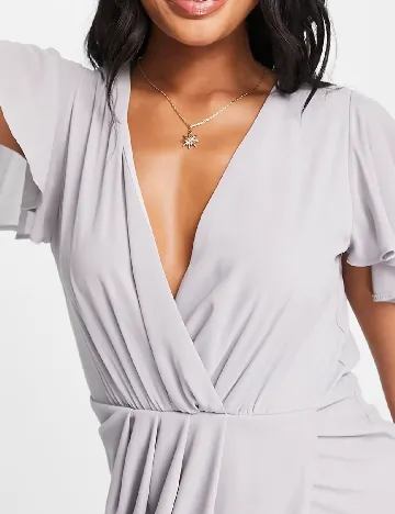 Rochie lunga TFNC London, gri Gri