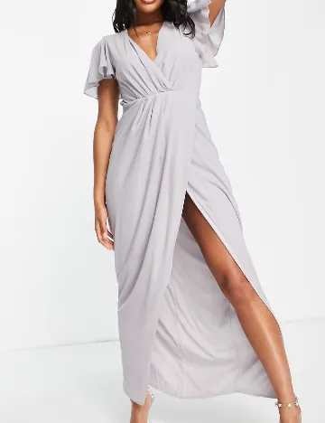 Rochie lunga TFNC London, gri Gri