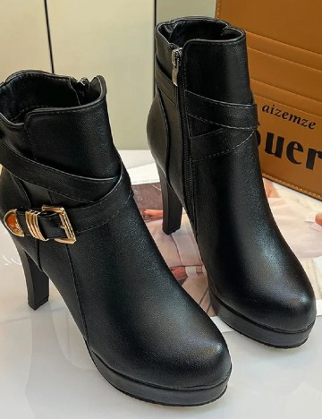 Botine SHEIN, negru