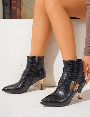 Botine SHEIN, negru