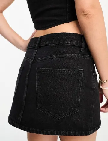 Fusta Pull&Bear, negru