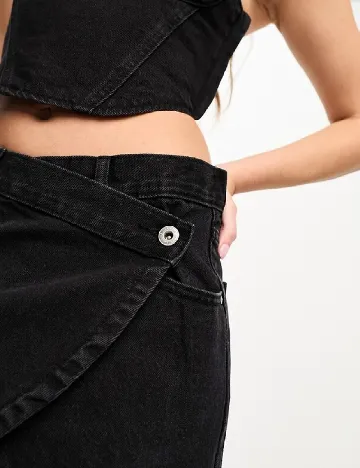 Fusta Pull&Bear, negru