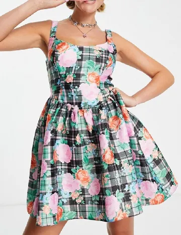 Rochie scurta Miss Selfridge, mix culori