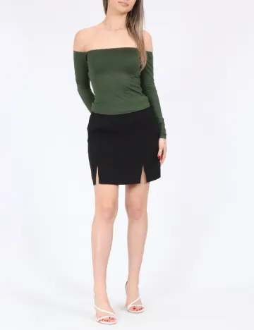 Top Bershka, verde Verde