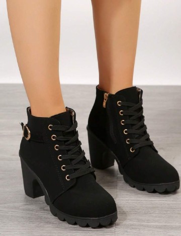 Botine SHEIN, negru