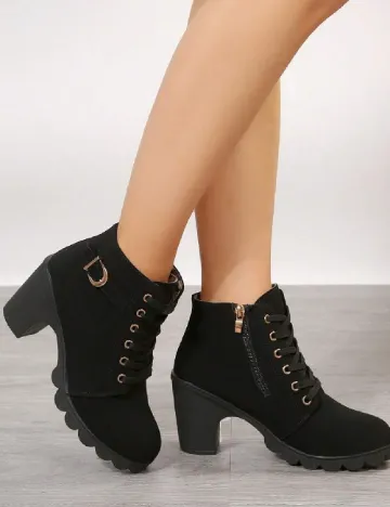 Botine SHEIN, negru