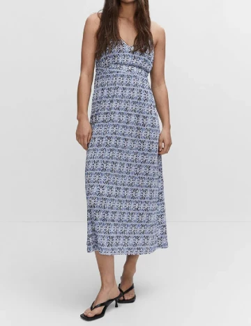 Rochie medie Mango, albastru