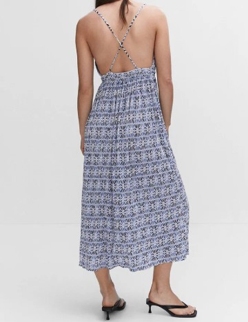 Rochie medie Mango, albastru