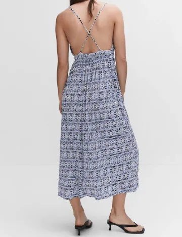 Rochie medie Mango, albastru