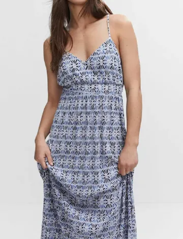 Rochie medie Mango, albastru