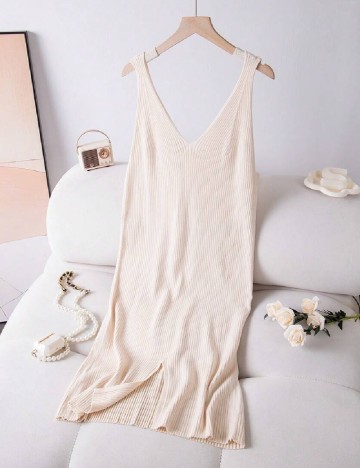 Rochie scurta SHEIN CURVE, crem