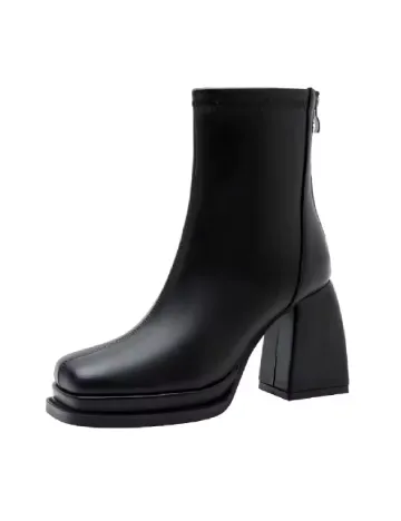 Botine SHEIN, negru