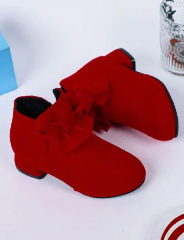 Botine Shein Kids, rosu