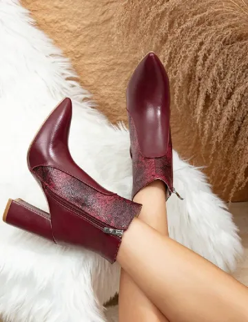 Botine SHEIN, visiniu