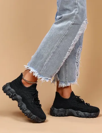 Adidasi SHEIN, negru