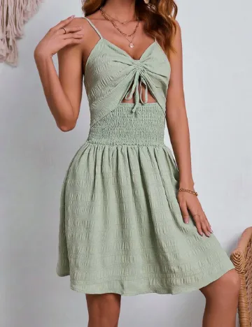 Rochie scurta SHEIN, verde