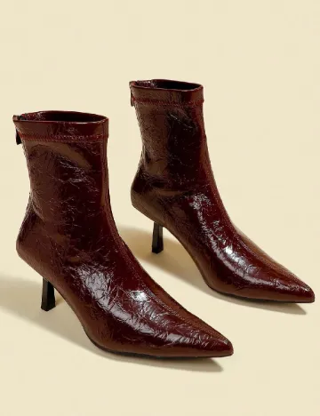 Botine SHEIN, visiniu