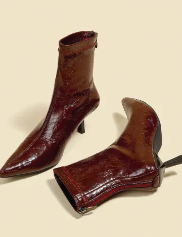 Botine SHEIN, visiniu