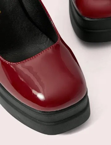 Pantofi SHEIN, visiniu