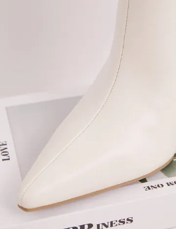 Botine SHEIN, ecru