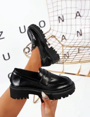 Mocasini SHEIN, negru