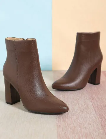 Botine SHEIN, maro