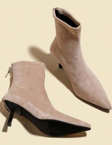 Botine SHEIN, crem