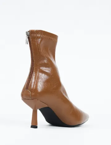 Botine SHEIN, maro