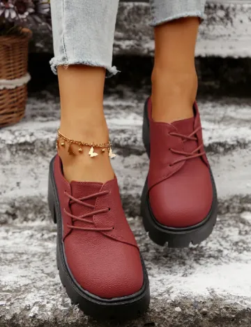 Pantofi SHEIN, visiniu