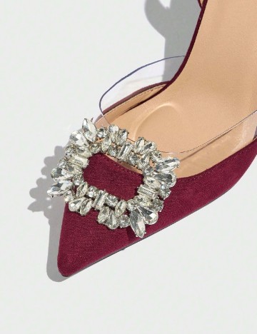 Pantofi SHEIN, visiniu