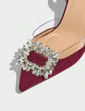 Pantofi SHEIN, visiniu