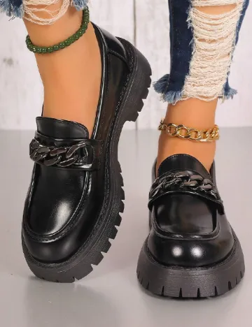 Mocasini SHEIN, negru