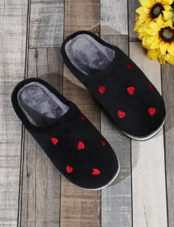 Papuci de Casa SHEIN, negru