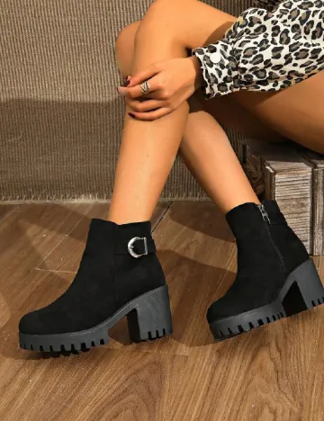 Botine SHEIN, negru